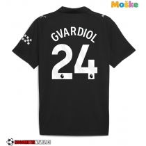 Moške Nogometnih dresov Manchester City Josko Gvardiol #24 Gostujoči 2025-26 Kratki rokavi